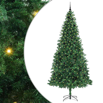 Künstlicher Weihnachtsbaum Grün 300 cm PVC, Metall und Plastik