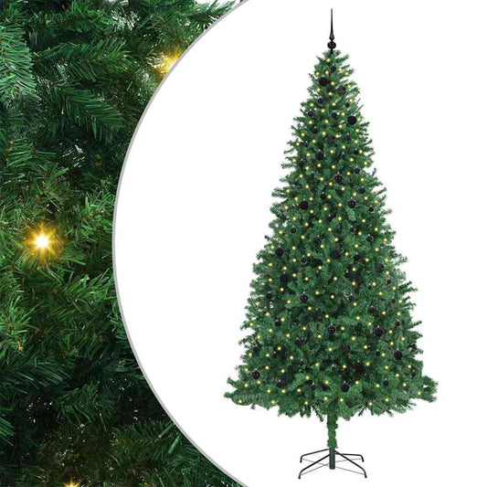 Künstlicher Weihnachtsbaum Grün 300 cm PVC, Metall und Plastik