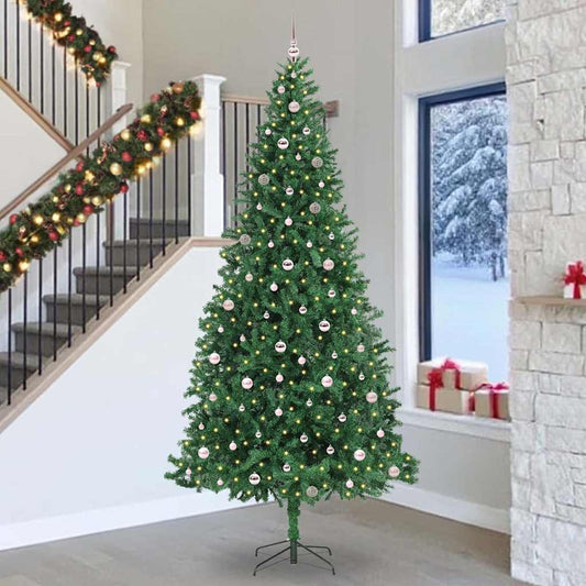 Künstlicher Weihnachtsbaum Grün 300 cm PVC, Metall und Plastik