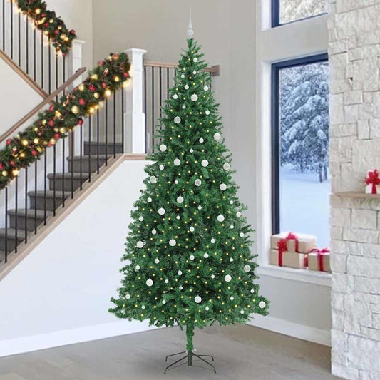 Künstlicher Weihnachtsbaum Grün 300 cm PVC, Metall und Plastik