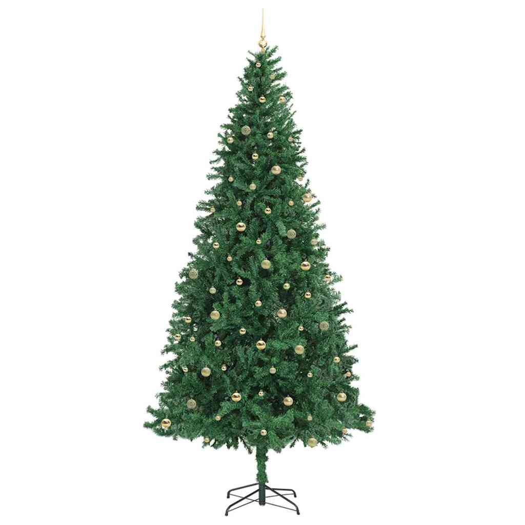 Künstlicher Weihnachtsbaum Grün 300 cm PVC, Metall und Plastik