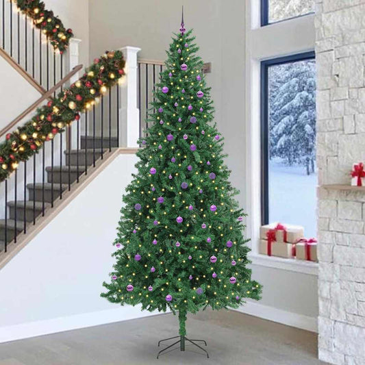 Künstlicher Weihnachtsbaum Grün 300 cm PVC, Metall und Plastik