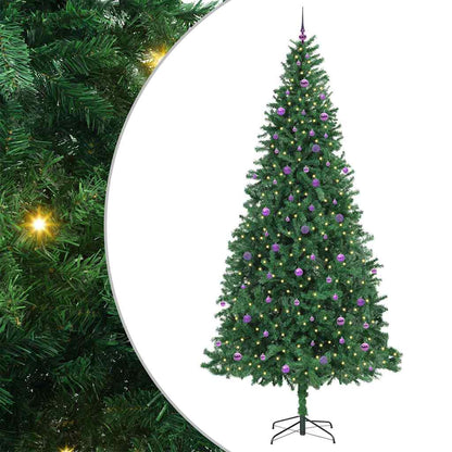 Künstlicher Weihnachtsbaum Grün 300 cm PVC, Metall und Plastik