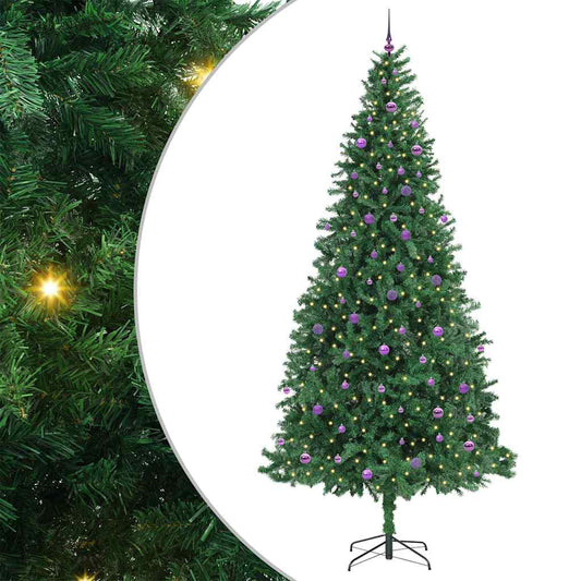 Künstlicher Weihnachtsbaum Grün 300 cm PVC, Metall und Plastik