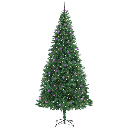 Künstlicher Weihnachtsbaum Grün 300 cm PVC, Metall und Plastik