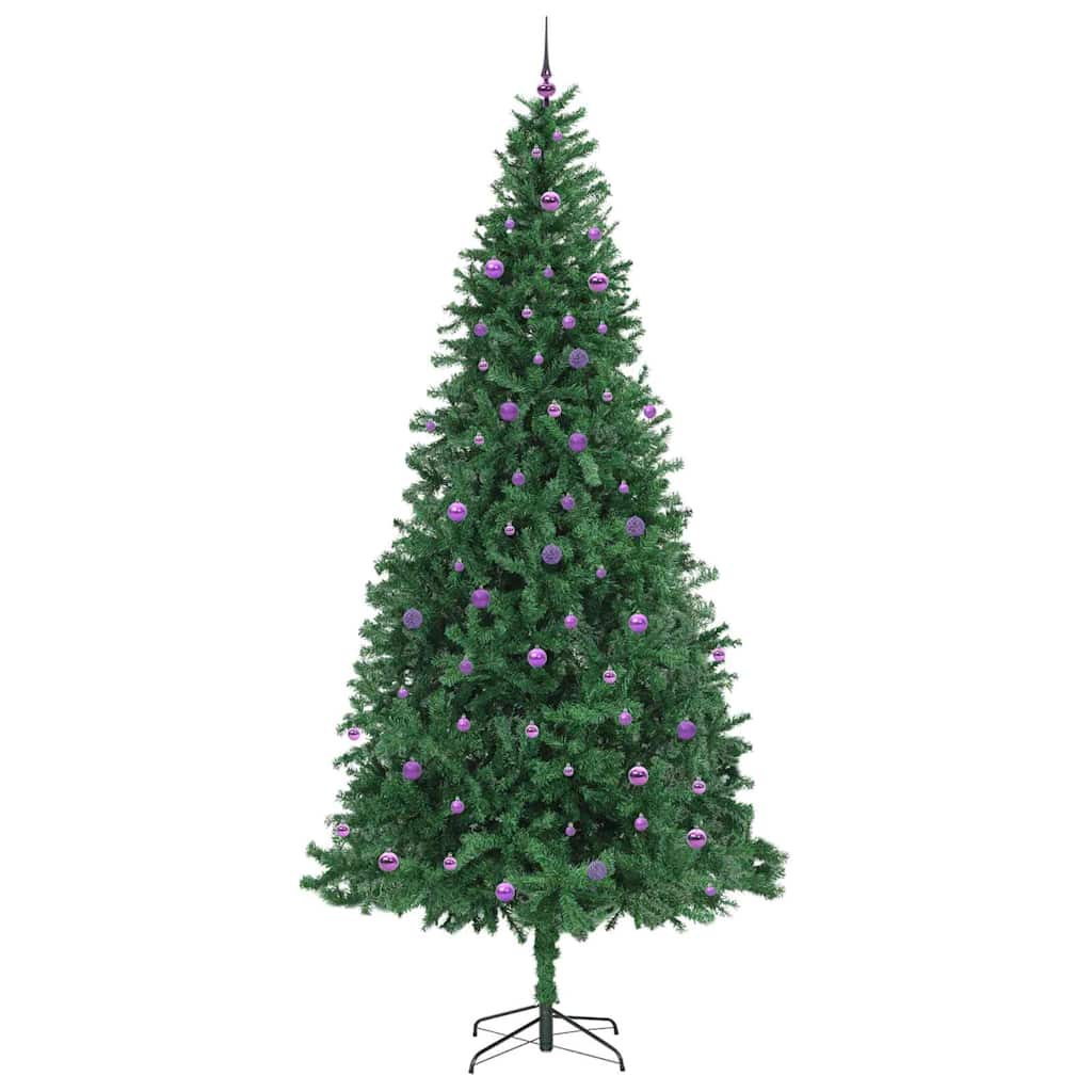 Künstlicher Weihnachtsbaum Grün 300 cm PVC, Metall und Plastik
