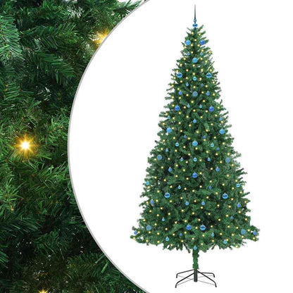 Künstlicher Weihnachtsbaum Grün 300 cm PVC, Metall und Plastik