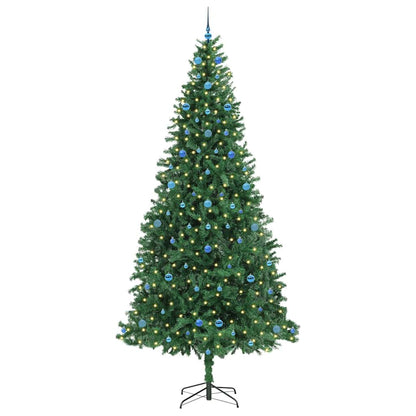 Künstlicher Weihnachtsbaum Grün 300 cm PVC, Metall und Plastik