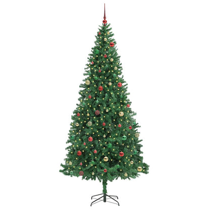 Künstlicher Weihnachtsbaum Grün 300 cm PVC, Metall und Plastik