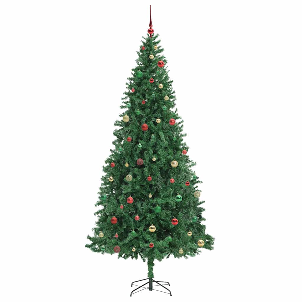 Künstlicher Weihnachtsbaum Grün 300 cm PVC, Metall und Plastik