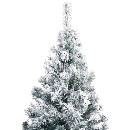 Weihnachtsbaum mit dekorativen Saitenlichtern Weiß 300 cm PVC