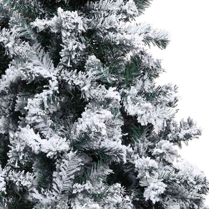 Weihnachtsbaum mit dekorativen Saitenlichtern Weiß 300 cm PVC