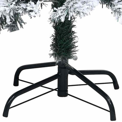 Weihnachtsbaum mit dekorativen Saitenlichtern Weiß 300 cm PVC