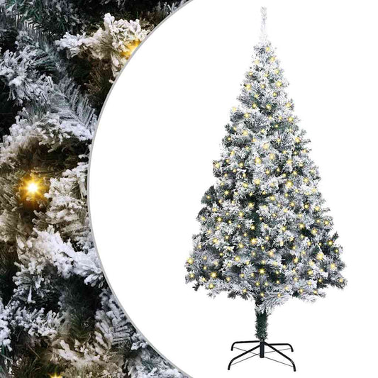 Künstlicher vorbeleuchteter Weihnachtsbaum Grün 400 cm PVC
