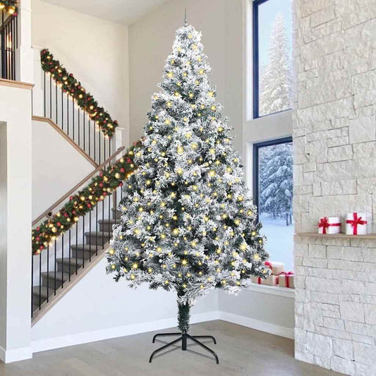 Künstlicher vorbeleuchteter Weihnachtsbaum mit BaSet Grün