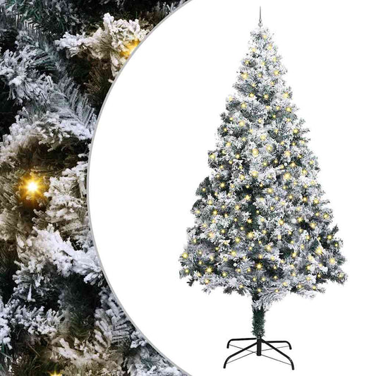 Künstlicher vorbeleuchteter Weihnachtsbaum mit BaSet Grün