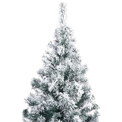 Künstlicher vorbeleuchteter Weihnachtsbaum mit Kugelset Grün