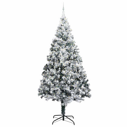 Künstlicher vorbeleuchteter Weihnachtsbaum mit Kugel-Set Grün