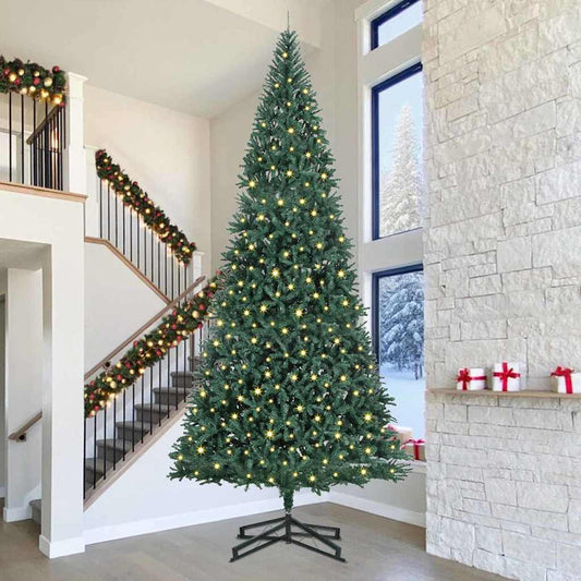 Künstlicher vorbeleuchteter Weihnachtsbaum Grün 500 cm PVC