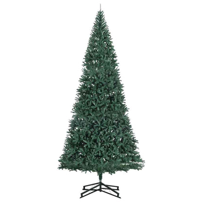 Künstlicher vorbeleuchteter Weihnachtsbaum mit Kugelset Grün