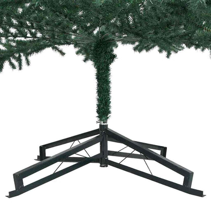 Künstlicher vorbeleuchteter Weihnachtsbaum mit Kugelset Grün