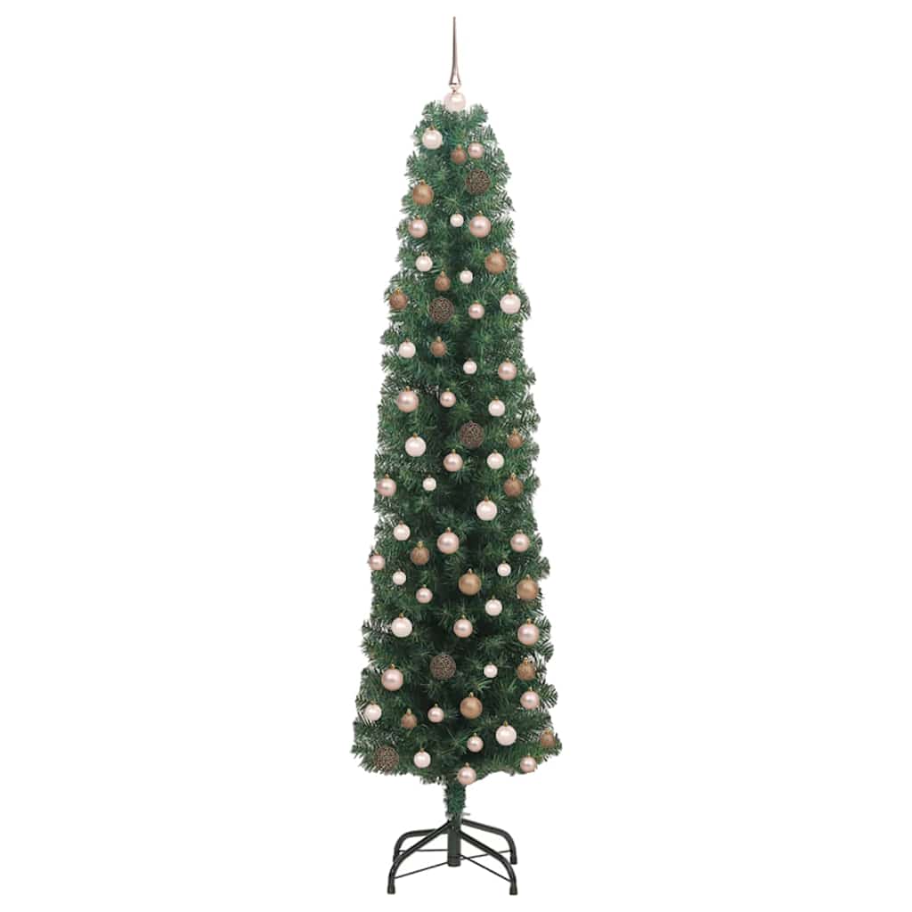 Künstlicher Weihnachtsbaum mit 300 LEDs mit Ständer Grün 180 cm
