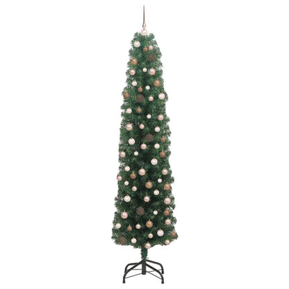 Künstlicher Weihnachtsbaum mit 300 LEDs mit Ständer Grün 180 cm