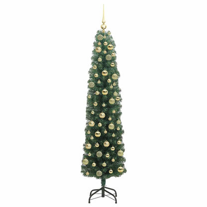 Künstlicher Weihnachtsbaum mit 300 LEDs mit Ständer Grün 180 cm