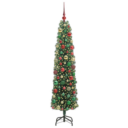 Künstlicher Weihnachtsbaum mit 300 LEDs mit Ständer Grün 180 cm