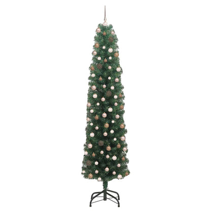 Künstlicher Weihnachtsbaum mit 300 LEDs mit Ständer Grün 210 cm