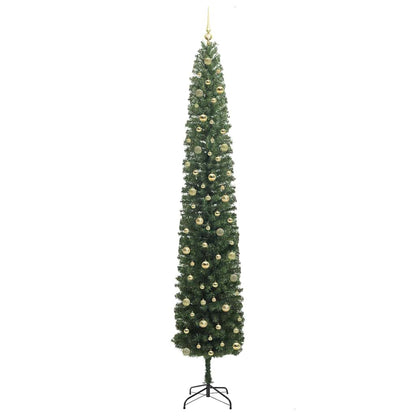 Künstlicher Weihnachtsbaum mit 300 LEDs mit Ständer Grün 270 cm