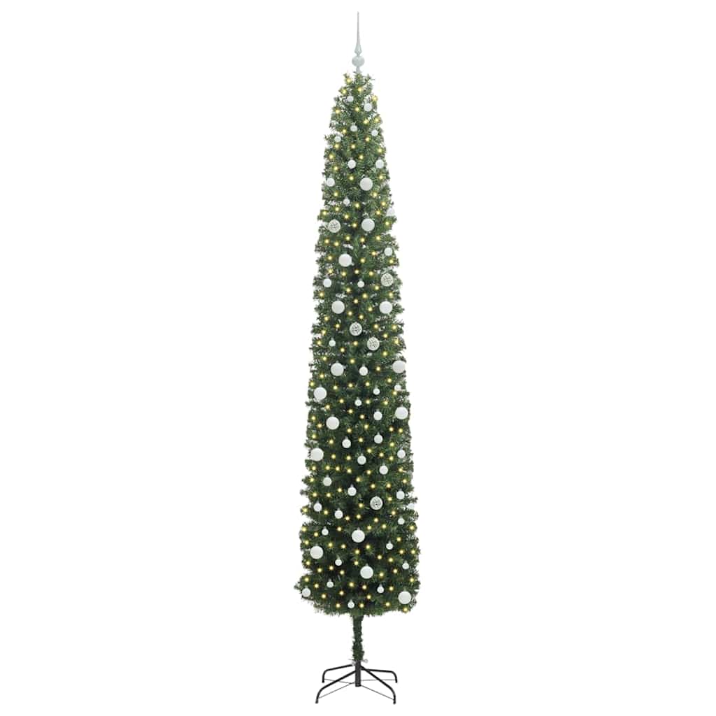Künstlicher Weihnachtsbaum mit 300 LEDs mit Ständer Grün 300 cm