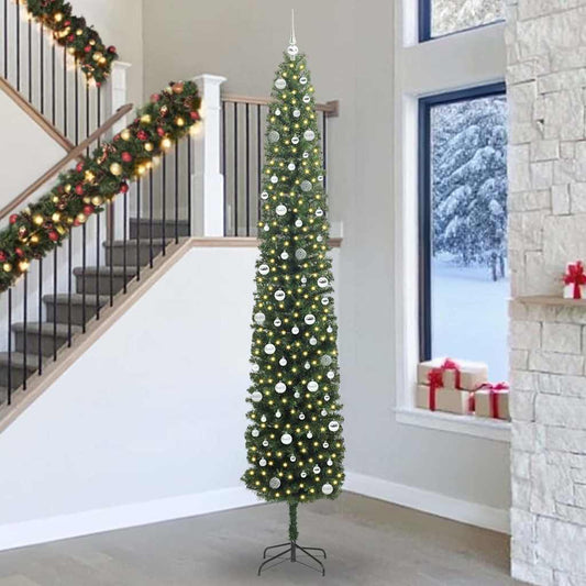 Künstlicher Weihnachtsbaum mit 300 LEDs mit Ständer Grün 300 cm