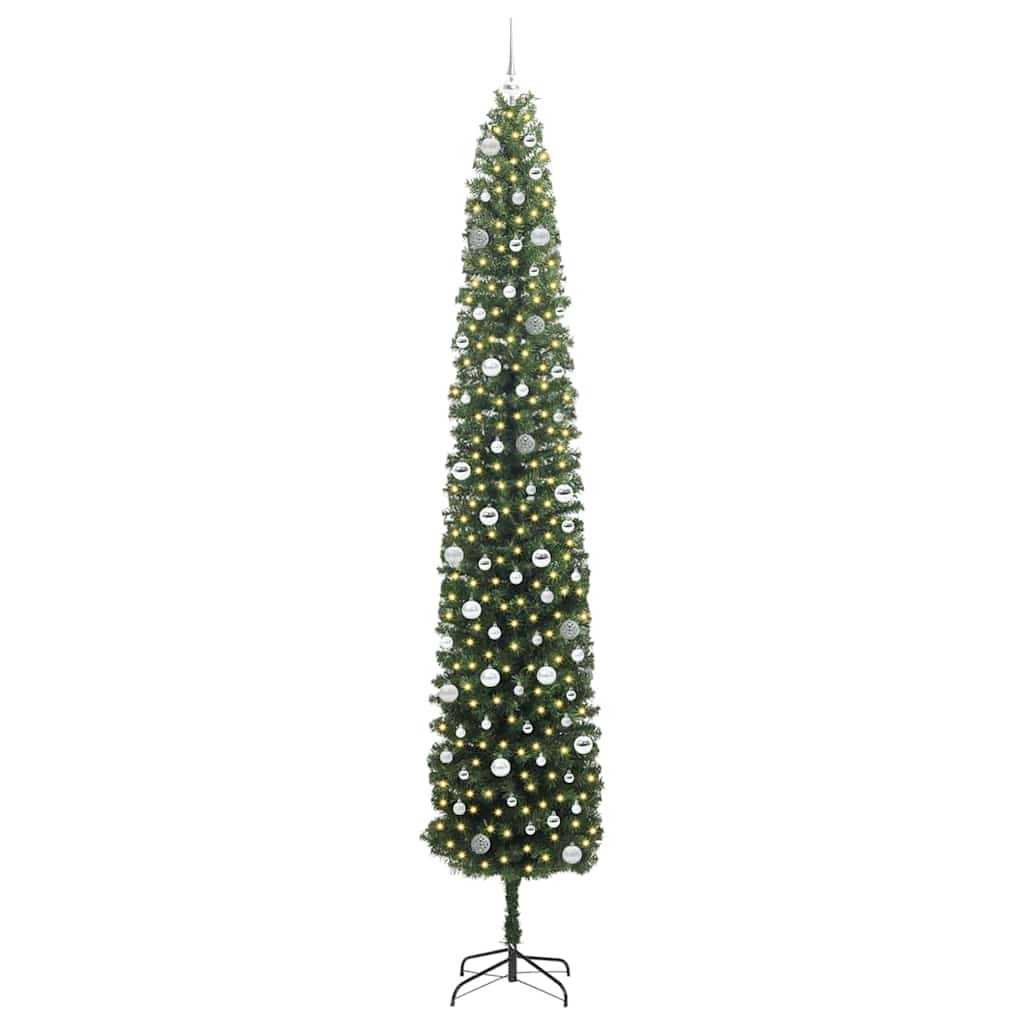 Künstlicher Weihnachtsbaum mit 300 LEDs mit Ständer Grün 300 cm