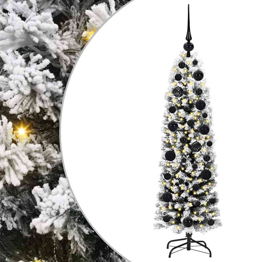 Künstlicher Weihnachtsbaum mit 150 LEDs mit Ständer Grün 120 cm