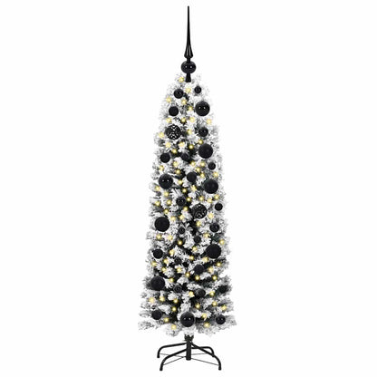 Künstlicher Weihnachtsbaum mit 150 LEDs mit Ständer Grün 120 cm