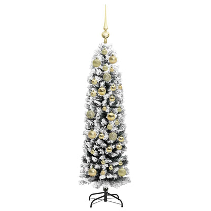 Künstlicher Weihnachtsbaum mit 150 LEDs mit Ständer Grün 120 cm