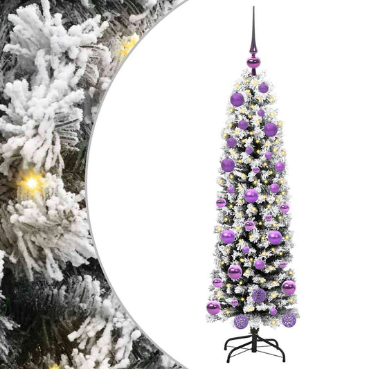 Künstlicher Weihnachtsbaum mit 150 LEDs mit Ständer Grün 120 cm