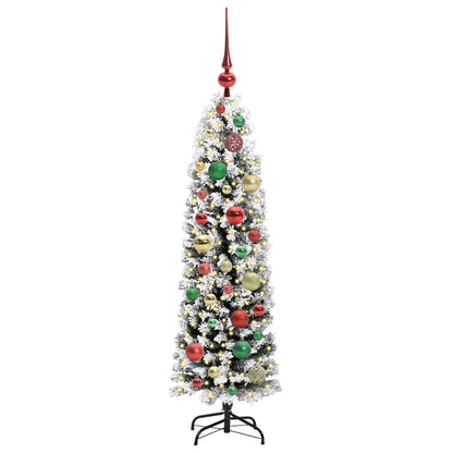 Künstlicher Weihnachtsbaum mit 150 LEDs mit Ständer Grün 120 cm