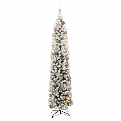 Künstlicher Weihnachtsbaum mit 300 LEDs mit Ständer Grün 180 cm