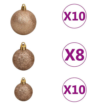 Künstlicher Weihnachtsbaum mit 300 LEDs mit Ständer Grün 180 cm