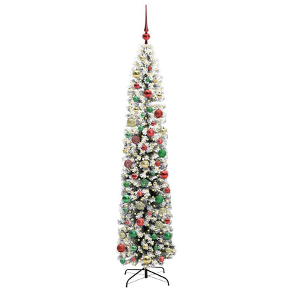 Künstlicher Weihnachtsbaum mit 300 LEDs mit Ständer Grün 210 cm