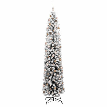 Künstlicher Weihnachtsbaum mit 300 LEDs mit Ständer Grün 240 cm