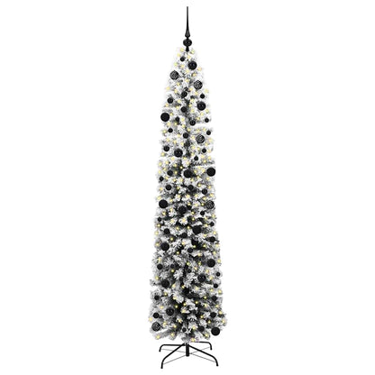 Künstlicher Weihnachtsbaum mit 300 LEDs mit Ständer Grün 240 cm