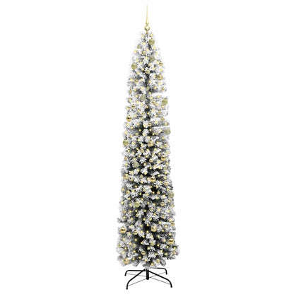 Künstlicher Weihnachtsbaum mit 300 LEDs mit Ständer Grün 240 cm