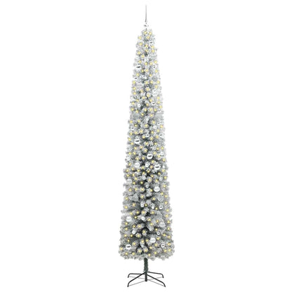 Künstlicher Weihnachtsbaum mit 300 LEDs mit Ständer Grün 270 cm