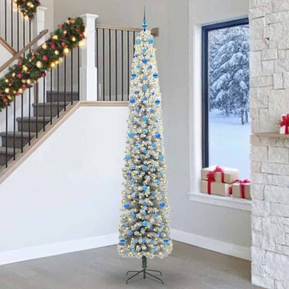Künstlicher Weihnachtsbaum mit 300 LEDs mit Ständer Grün 270 cm