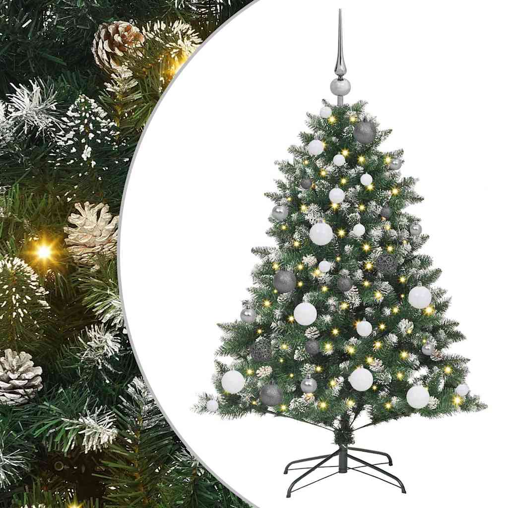 Künstlicher Weihnachtsbaum mit 150 LEDs Grün 85 x 85 x 120 cm