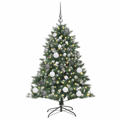 Künstlicher Weihnachtsbaum mit 150 LEDs Grün 85 x 85 x 120 cm