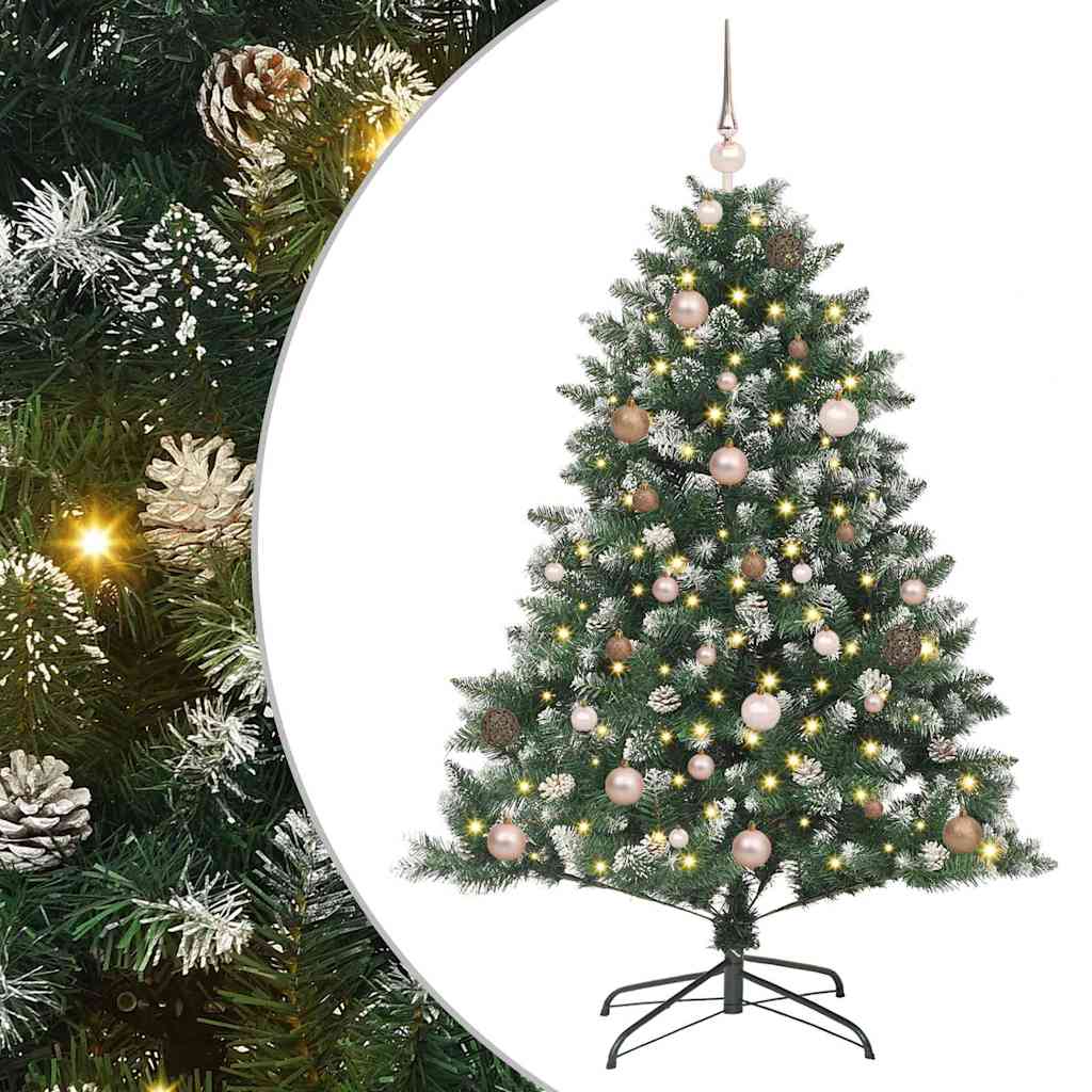 Künstlicher Weihnachtsbaum mit 150 LEDs Grün 105 x 105 x 150 cm